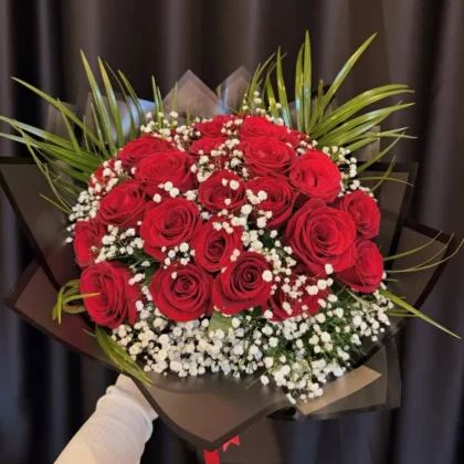 Kırmızı Gül Buketi-4