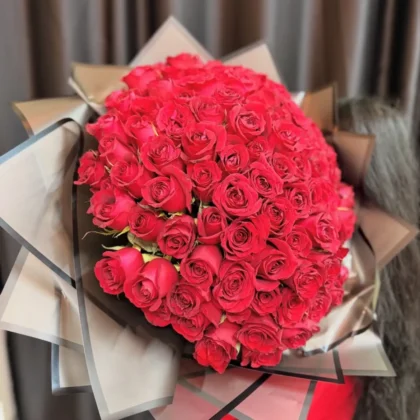 Kırmızı Gül Buketi-5