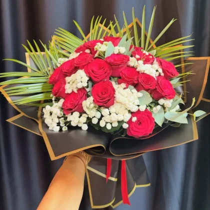 Kırmızı Gül Buketi-8