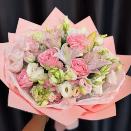Zarif Pembe Buket-2